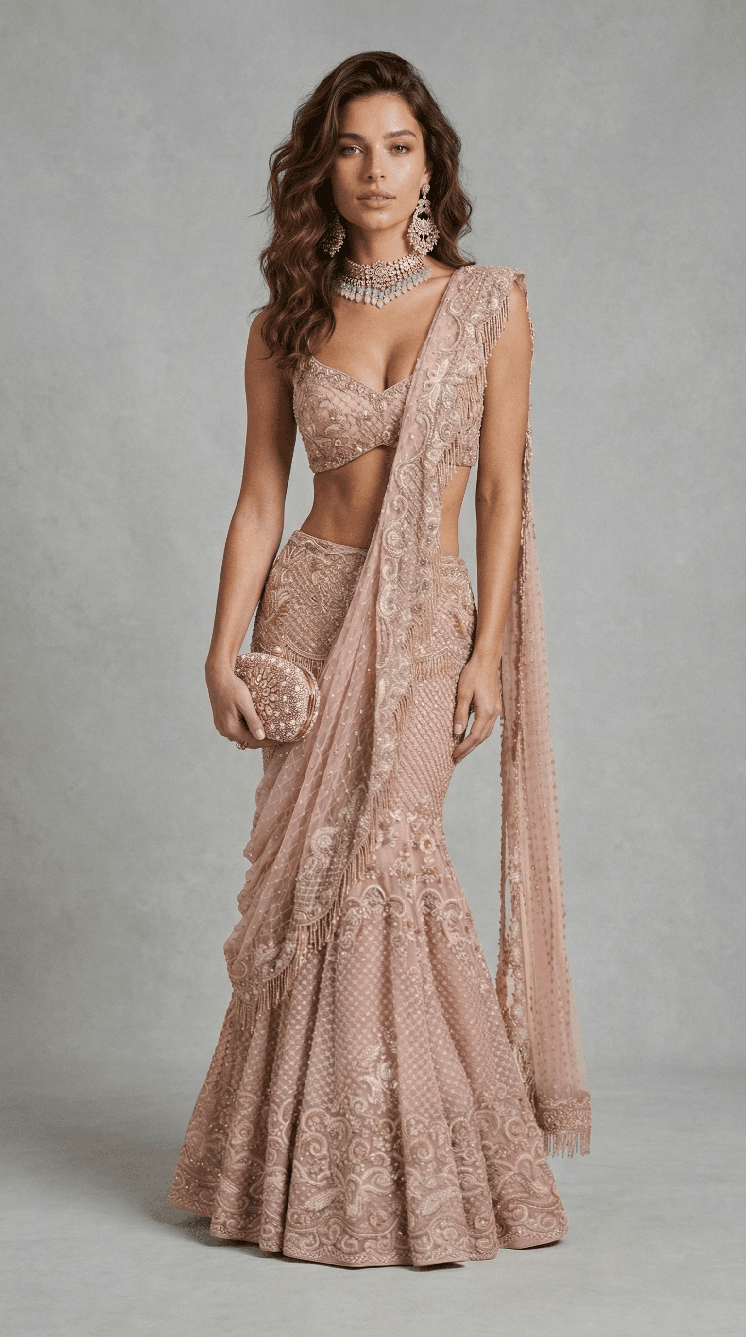 Blush Maharani Couture Lehenga